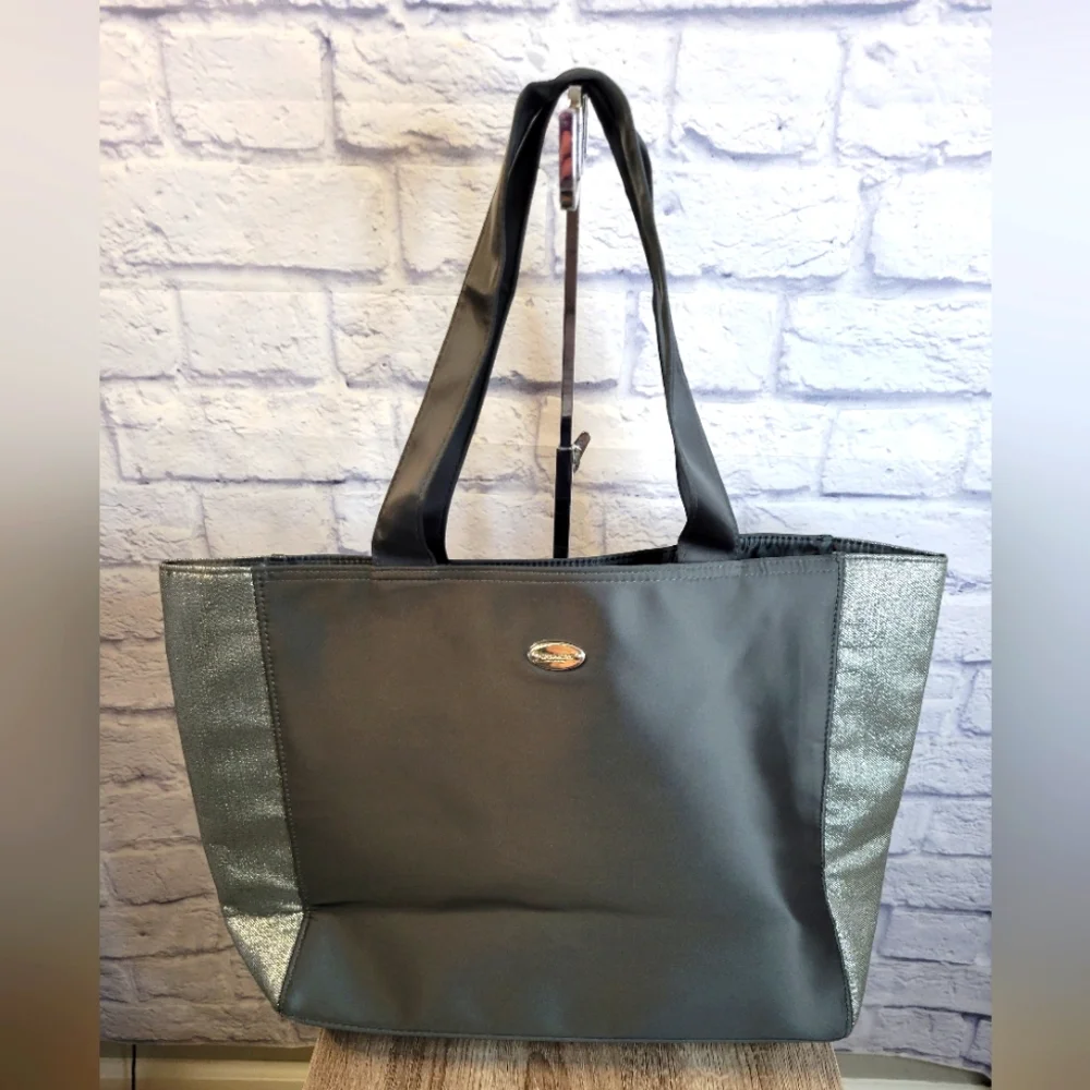 Coach Black and Glitter Tote Bag